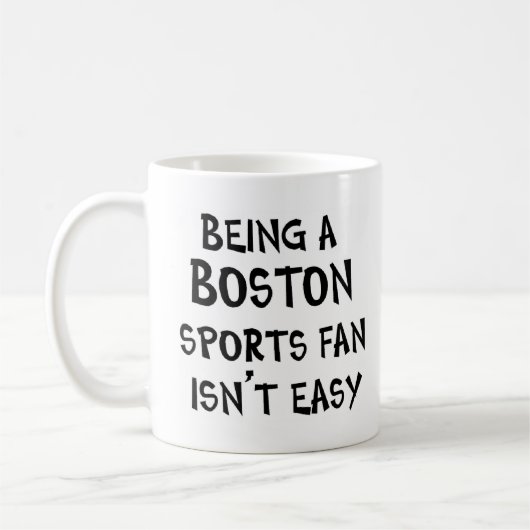 Boston-Sportfan, zu sein Kaffeetasse (Links)