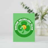 Boston St Patrick's Day Postkarte (Stehend Vorderseite)