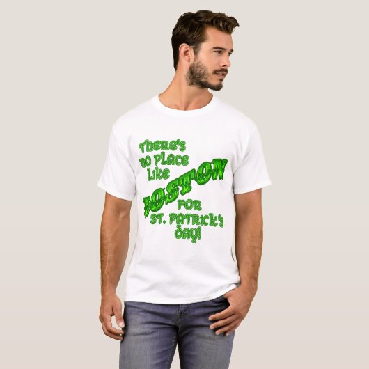 BOSTON St. Patricks Day T-Shirt (Vorne ganz)
