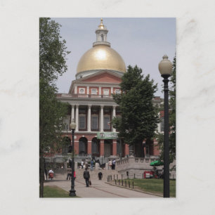 Boston Staat House Postkarte