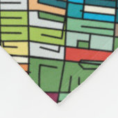 Boston-Stadt USA Fleecedecke (Ecke)