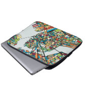 Boston-Stadt USA Laptopschutzhülle (Vorne Knopf)