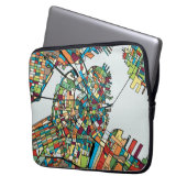 Boston-Stadt USA Laptopschutzhülle (Vorderseite Links)