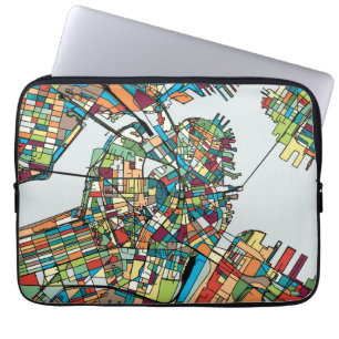 Boston-Stadt USA Laptopschutzhülle