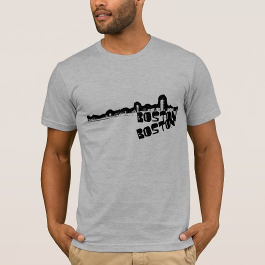 Boston, Stadt von T-Shirt (Vorderseite)