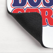 Boston stark mit amerikanischem Herzen Mousepad (Ecke)