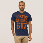 Boston starke 617 T-Shirt (Vorne ganz)