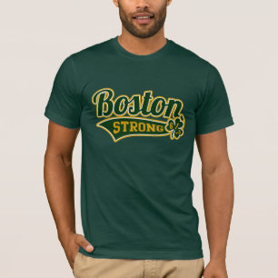 Boston starke Ballpark-Kleeblatt-Uni T-Shirt