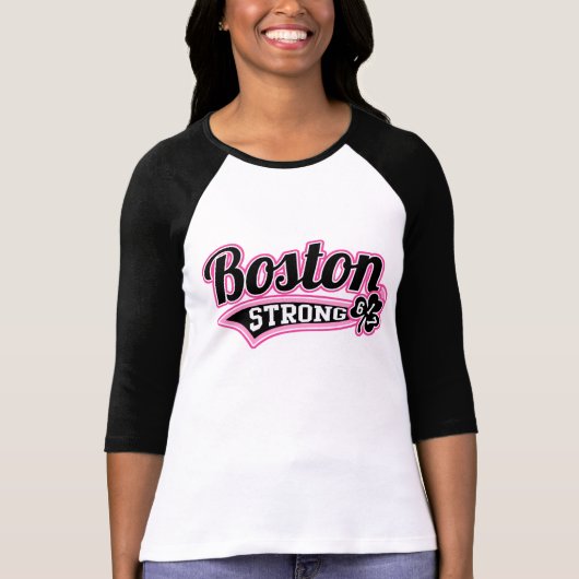 Boston starke Ballpark-Kleeblattart T-Shirt (Vorderseite)