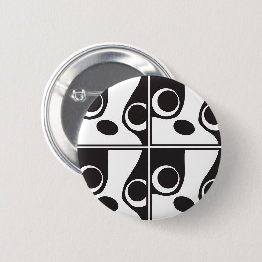 Boston stellen Knopf gegenüber Button (Vorne & Hinten)