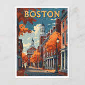 Boston Street Postkarte (Vorderseite)