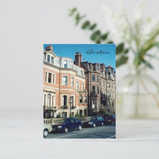 Boston Street Postkarte (Stehend Vorderseite)