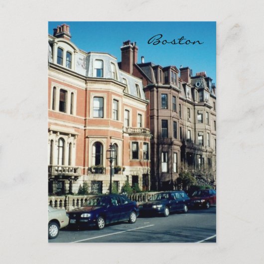Boston Street Postkarte (Vorderseite)