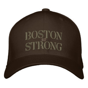 Boston Strong 617 Ribbon Edition Bestickte Baseballkappe