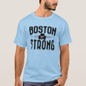 Boston Strong Deko Kleeblatt Irish T-Shirt (Vorderseite)