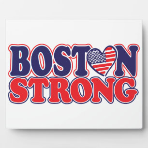 Boston Strong Fotoplatte