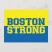 Boston Strong Graphic Style Postkarte (Vorderseite)