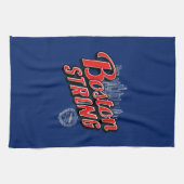Boston Strong in Rot und Blau Handtuch (Horizontal)