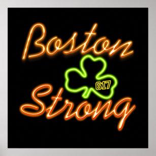 Boston Strong Irish GREEN Poster
