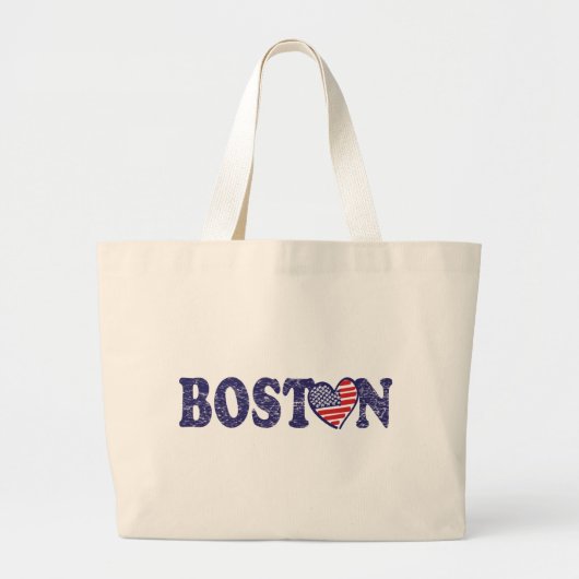 Boston Strong Jumbo Stoffbeutel (Vorne)