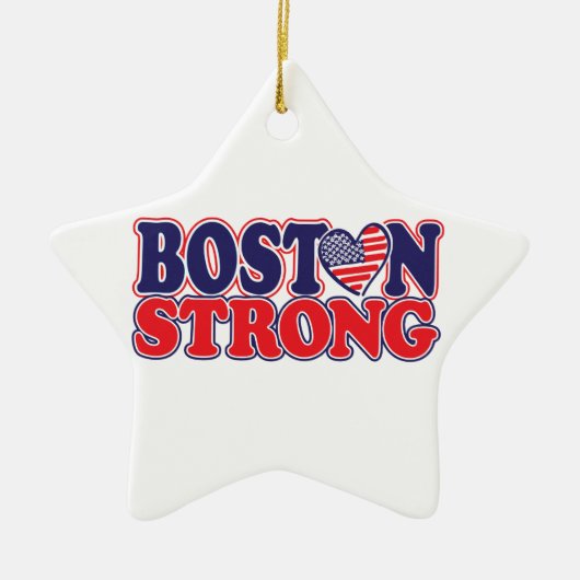 Boston Strong Keramikornament (Vorne)