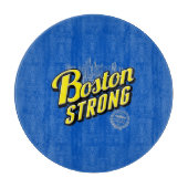 Boston Strong on a Blue Decor Schneidebrett (Vorderseite)
