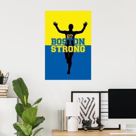 Boston Strong Poster (Heimbüro)