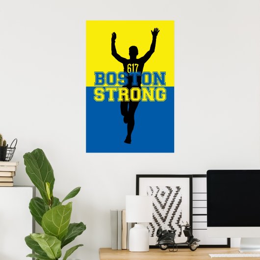 Boston Strong Poster (Heimbüro)