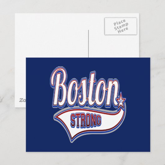 Boston Strong Postkarte (Vorne/Hinten)