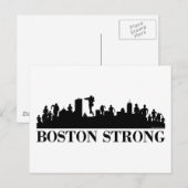 Boston Strong Pride Postkarte (Vorne/Hinten)