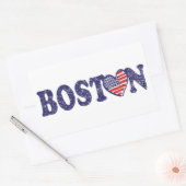 Boston Strong Rechteckiger Aufkleber (Umschlag)