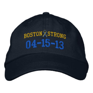 Boston Strong Ribbon 04-15-13 Embroidery Cap Bestickte Kappe