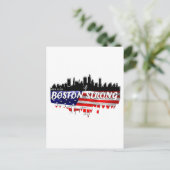 Boston Strong Run Postkarte (Stehend Vorderseite)