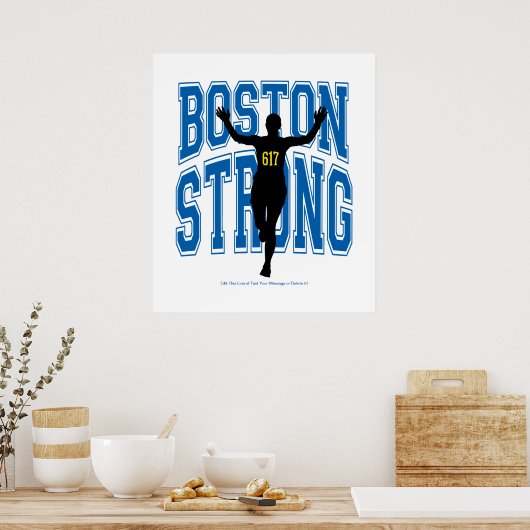 Boston Strong Runner Poster (Küche)