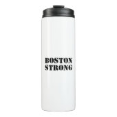 "Boston Strong" schwarz Thermosbecher (Vorderseite)