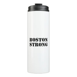"Boston Strong" schwarz Thermosbecher