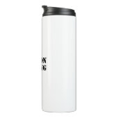 "Boston Strong" schwarz Thermosbecher (Nach rechts gedreht)