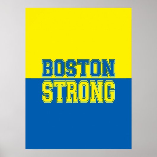 Boston Strong Spirit Decor Poster (Vorne)