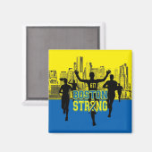 Boston Strong Spirit-Silhouetten Magnet (Vorderseite/Rückseite)