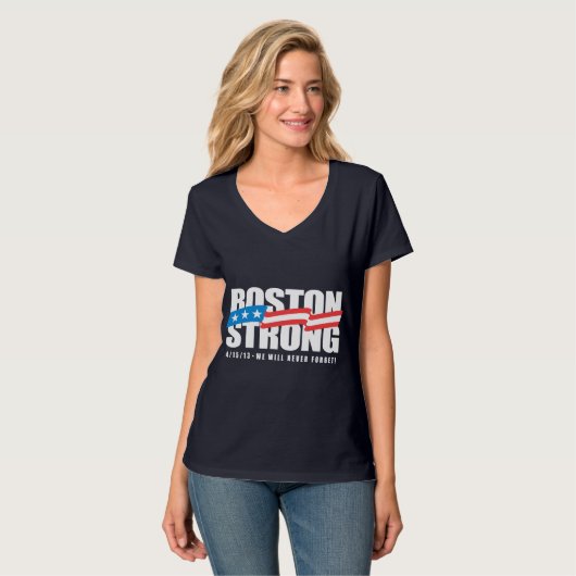 Boston Strong T-Shirt (Vorderseite Vollansicht)