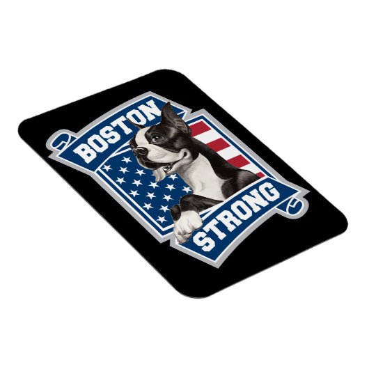 BOSTON STRONG TERRIER WAPPEN MAGNET (Rechte Seite)