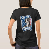 BOSTON STRONG TERRIER WAPPEN T-Shirt (Rückseite)