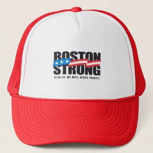 Boston Strong Truckerkappe (Vorderseite)