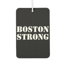 "Boston Strong" weißes schwarzes Auto Autolufterfrischer