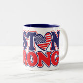Boston Strong Zweifarbige Tasse (VorderseiteRechts)
