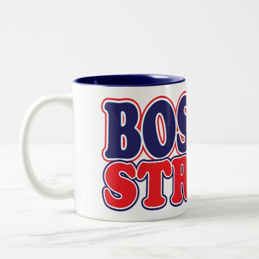 Boston Strong Zweifarbige Tasse (Links)
