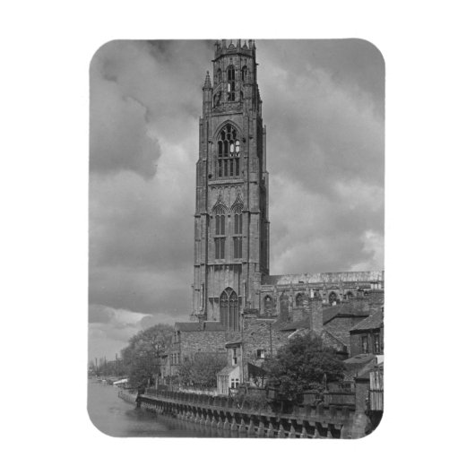 Boston Stump and River Welland, Lincolnshire Magnet (Vertikal)