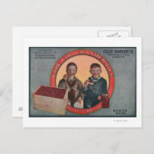 Boston Suitsus Marken Cranberry Label Postkarte (Vorne/Hinten)