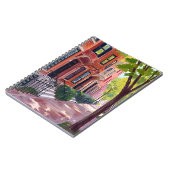 Boston Summer | Massachusetts Brownstone Houses Notizblock (Linke Seite)