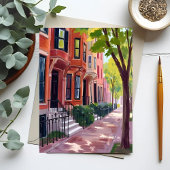 Boston Summer | Massachusetts Brownstones Karte